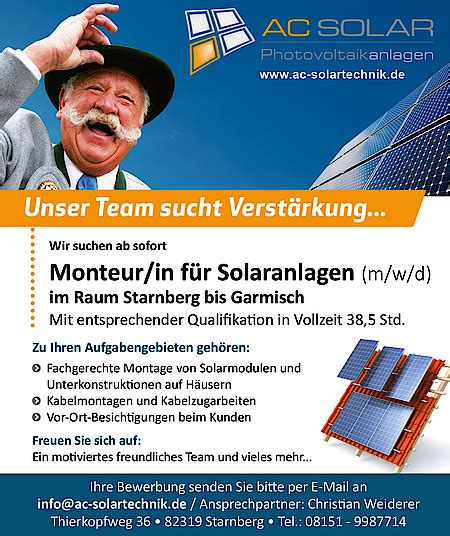 solaranlagen stellenangebote.